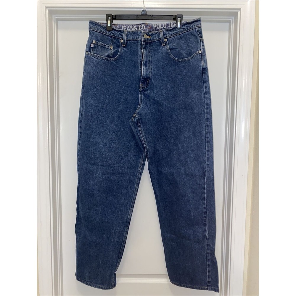 RL Polo Jeans Co company 4771YDI1720 G3131 36x34 blue denim cotton 5 pocket